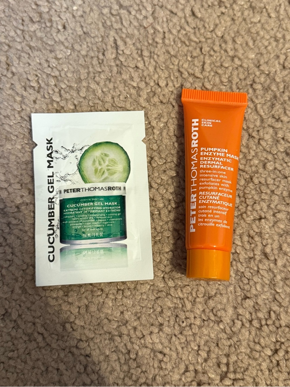 Peter Thomas Roth pumpkin enzyme mask 14 ml/.47 oz travel size new sealed